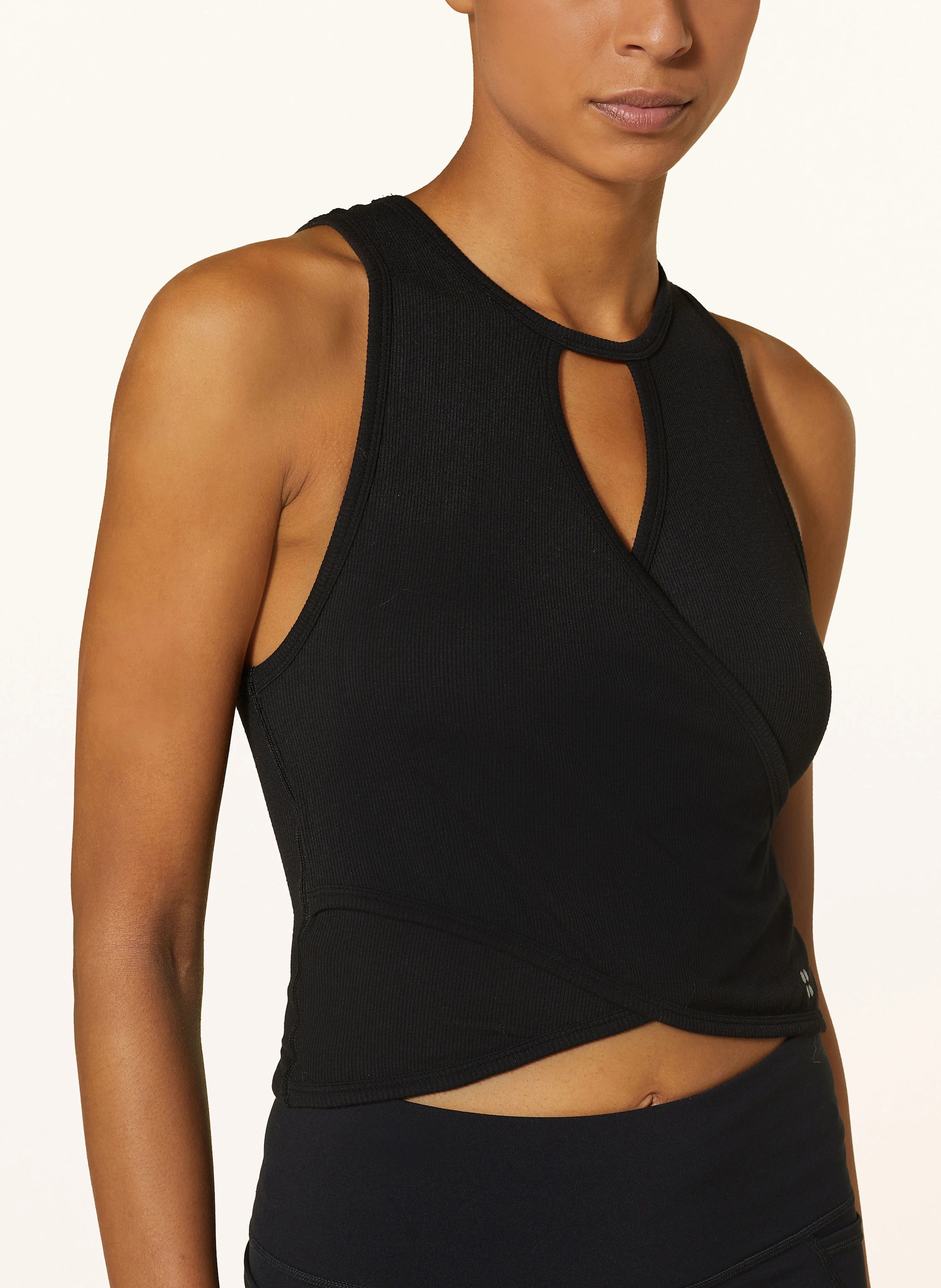 Sweaty Betty Cropped-Top MINDFUL FLEX mit Cut-outs