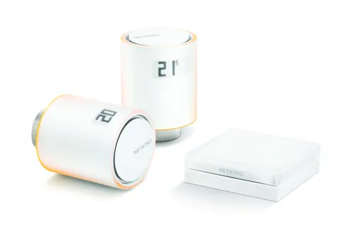 Netatmo Pack - 1 x Smart Thermostat   3 x Additional Smart Radiator Valves - Termostatsæt