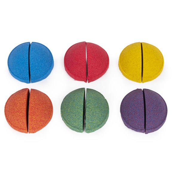 Kinetic Sand - Coffret sable naturel mélange arc-en-ciel