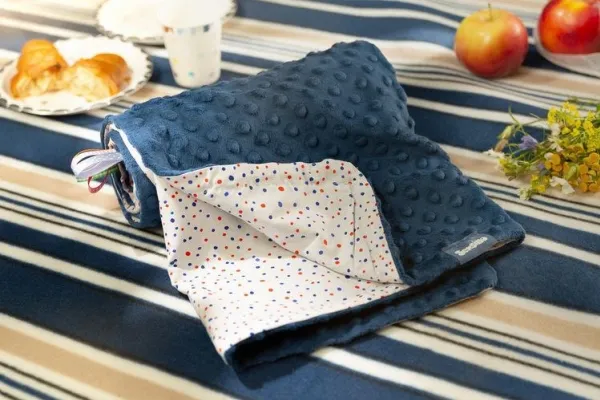 Sensillo MINKY BLANKET 75x100 GRAY BLANKERS 4306/4261