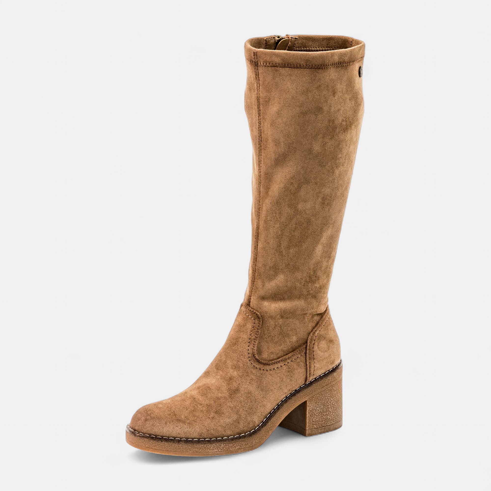 Bottes à talon Femme beige