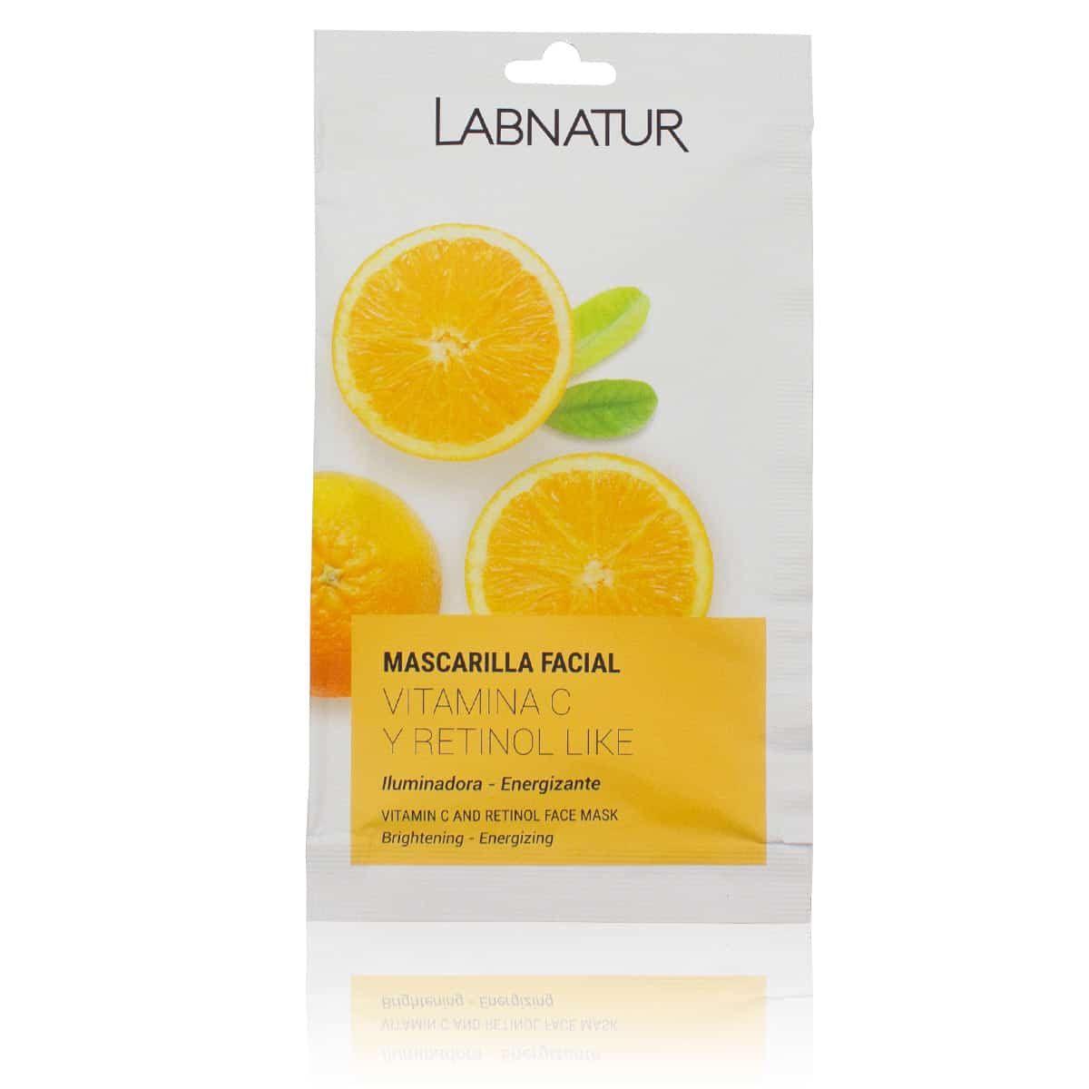 Labnatur Mascarilla Facial Vitamina C y Retinol Mascarillas faciales