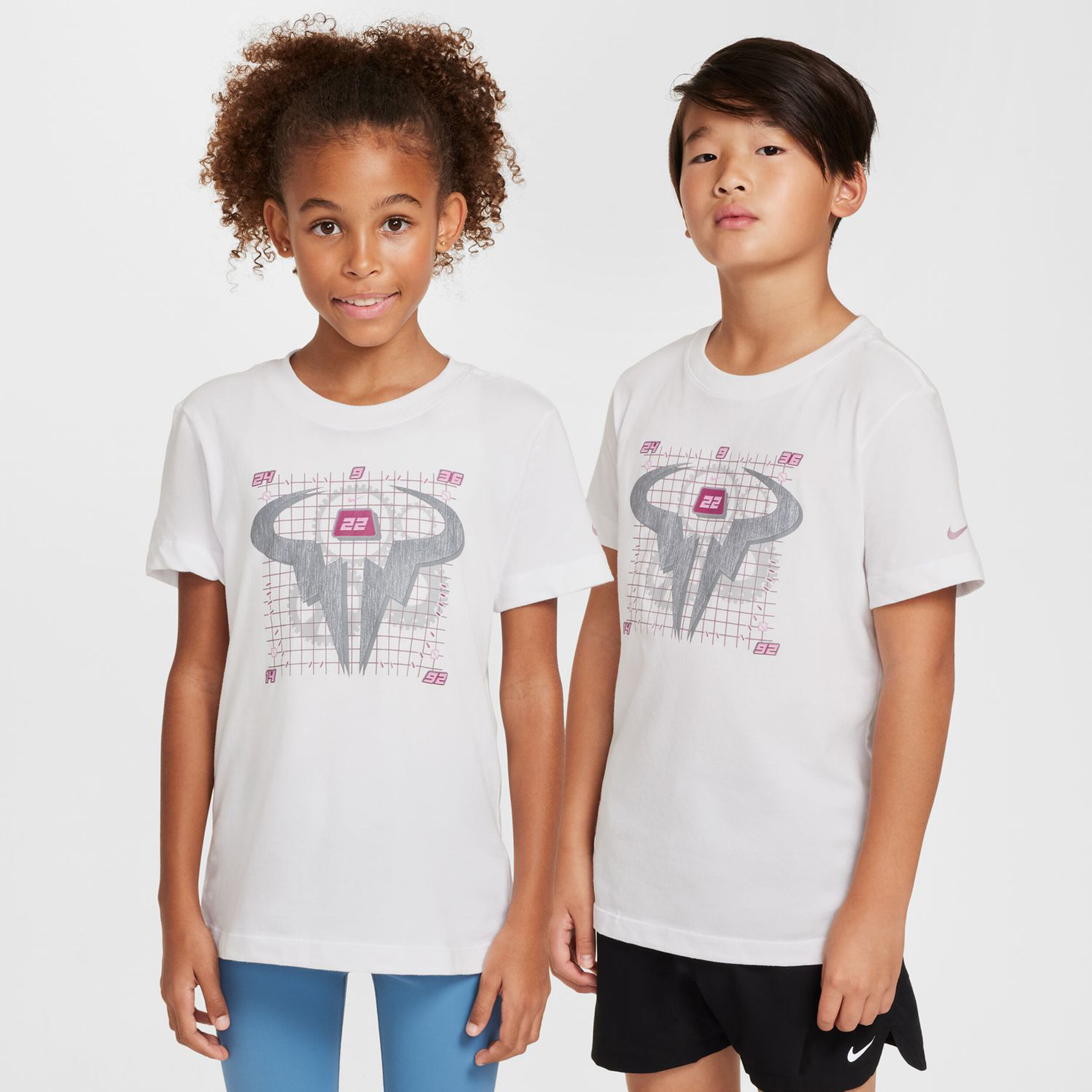 Nike Dri-Fit Rafa T-shirt Enfants - Blanc