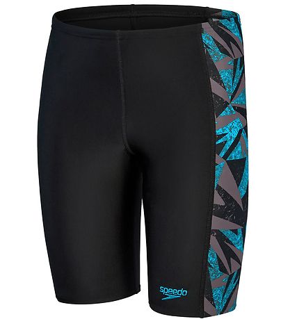 Speedo Bådebukser - Boys Hyper Boom Panel Jammer - Sort/Bl?