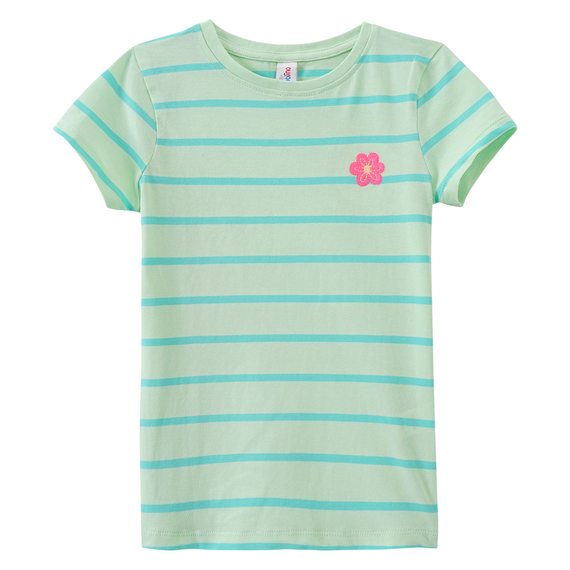 Topolino Mädchen T-Shirt mit Streifen hellgrün / grün