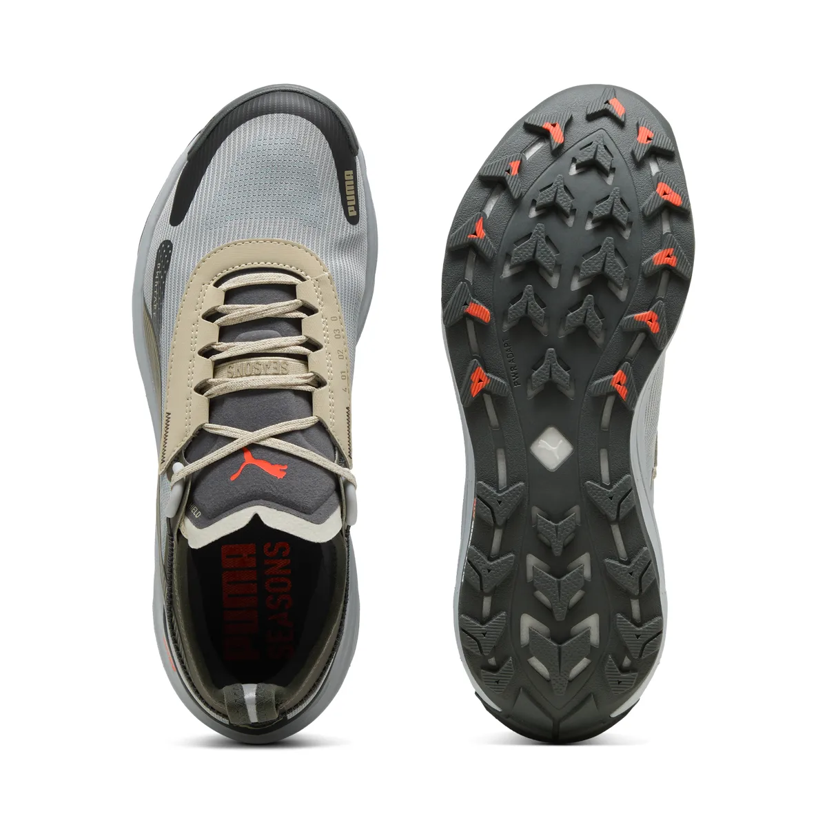 Puma Voyage Nitro 3 Tech Cool Light Gray-desert Dust-shadow Gray