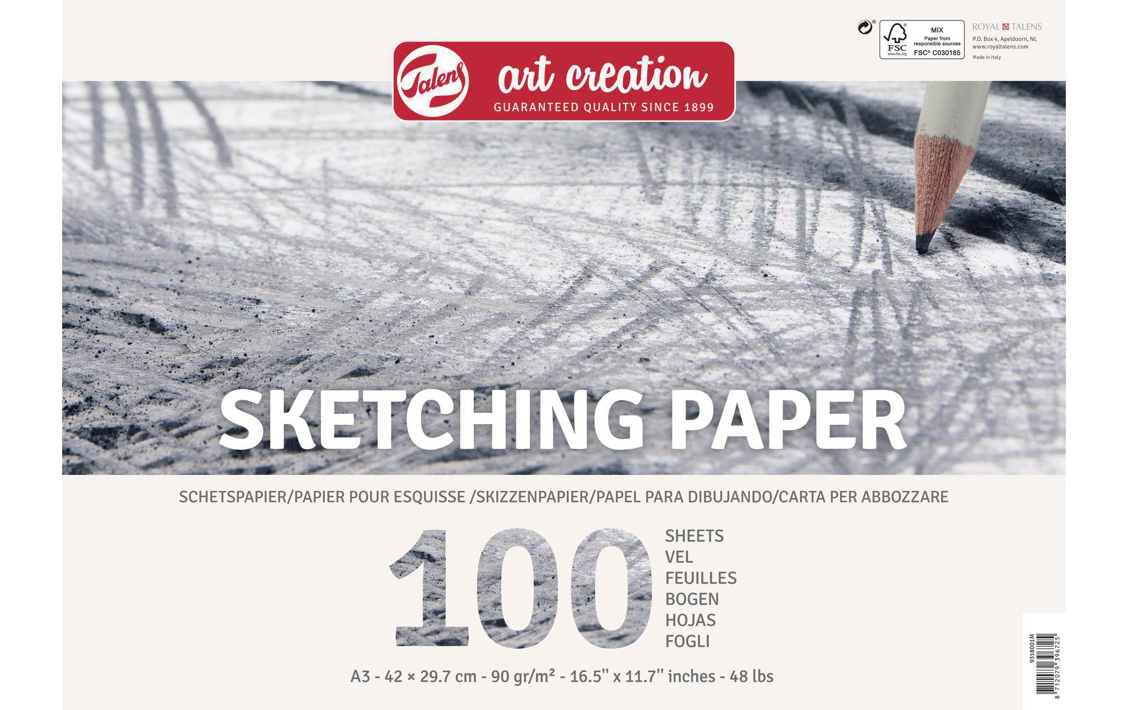 Zeichenblock A3 A3Skizzenpapier Ringbuch