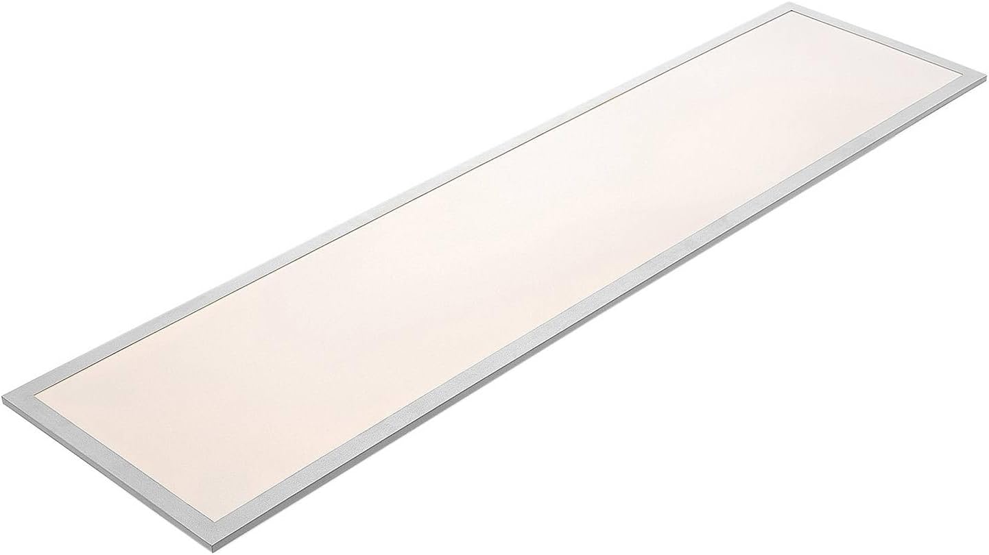 Lindby LED Panel Stenley dimmbar mit Leselampe (Modern) in Weiß (1 flammig,) - Bürolampe Deckenlampe Deckenleuchte Lampe Küchenleuchte