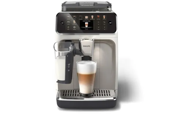 Philips 5500 series EP5543 - Automatisk kaffemaskine med capuccinatore - 15 bar - hvid/krom