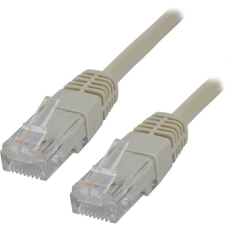 MCL UTP5E-10M câble de réseau Gris Cat5e U/UTP (UTP)