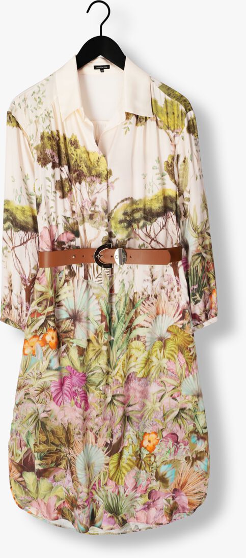 groene caroline biss midi jurk 1161