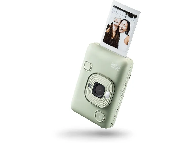Fujifilm Instax Mini LiPlay - Digitalkamera - kompakt med hurtigfotoprinter - Bluetooth - matcha-grøn