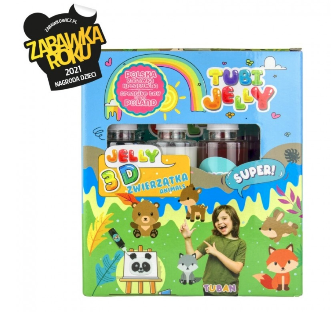 Tuban Tuban Tubi jelly set 3 kleuren - Animals