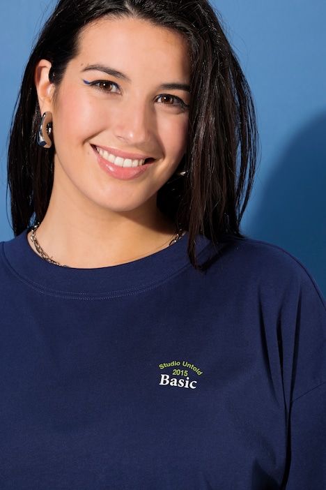 T-Shirt, oversized, Rücken Print