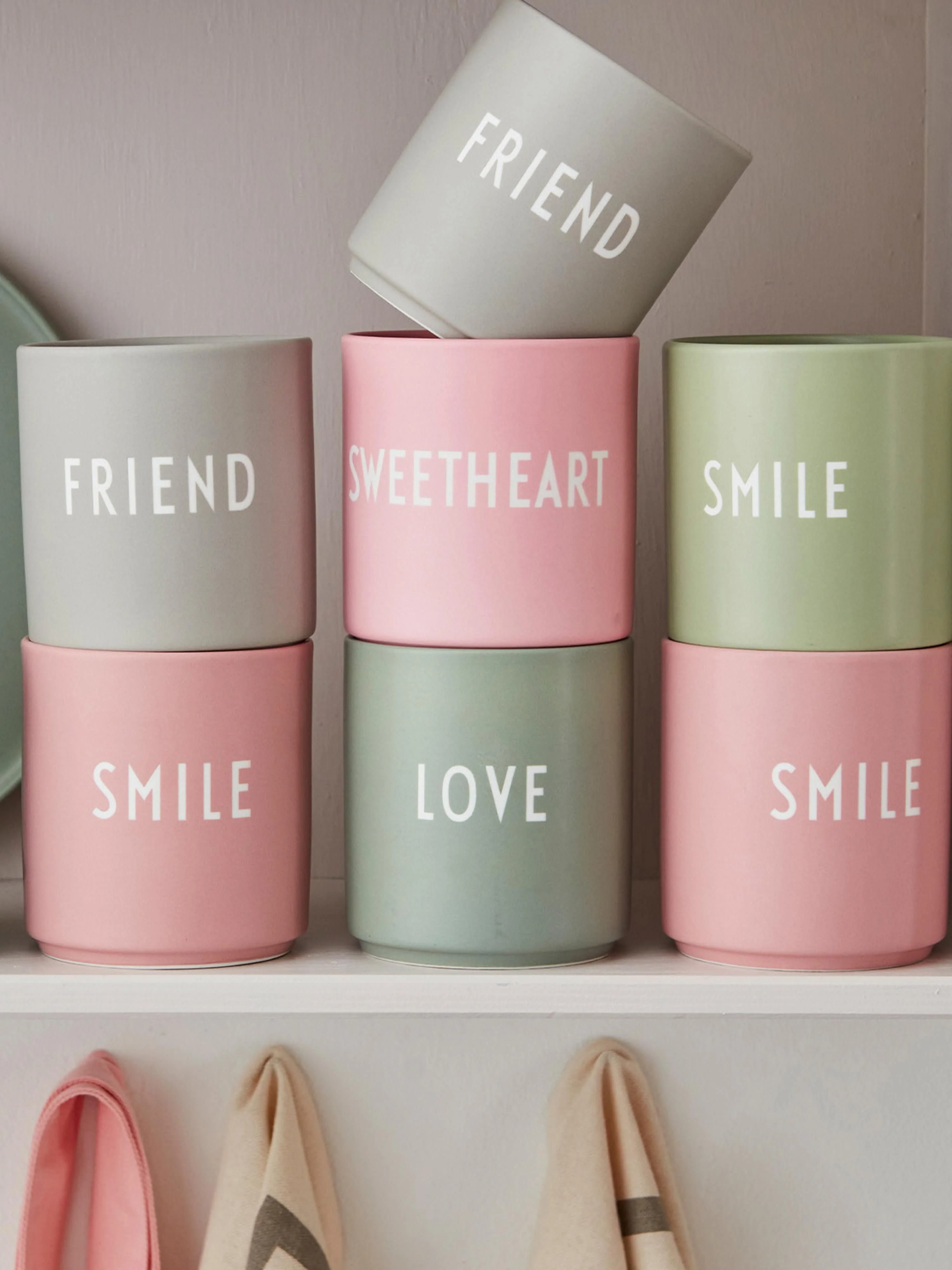 Kopje Favourite Smile met opschrift