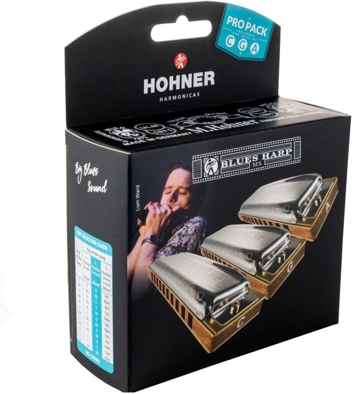 Hohner Blues Harp Harmonica Pro Pack