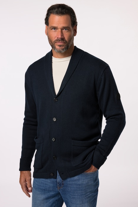 JP AWARE Strickjacke, Nachhaltigkeit, recycelte Materialien, bis 7 XL