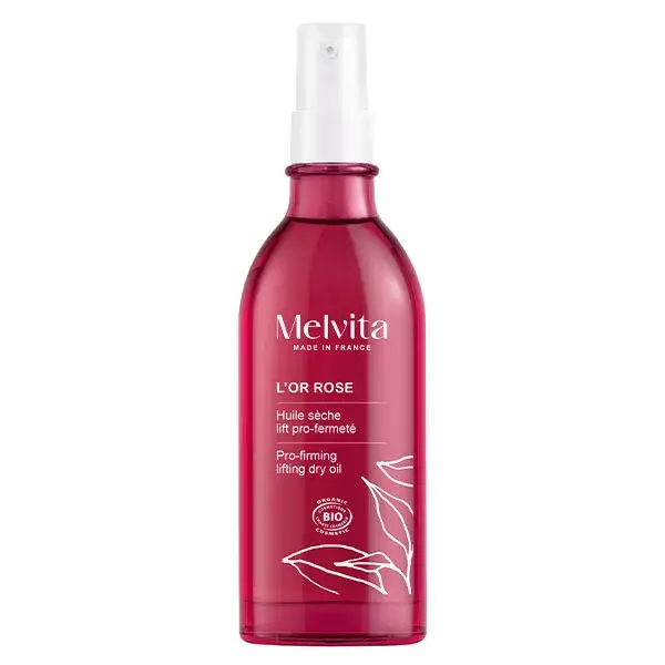 Óleo Seco Pro-Firming L'Or Rose Organic Lift da Melvita 100ml