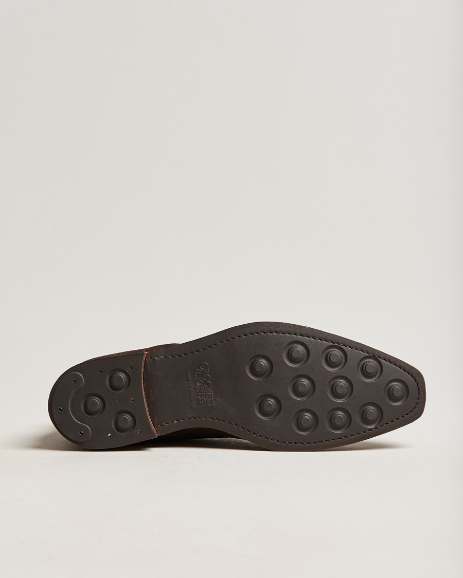 Crockett & Jones Tetbury Chukka Dark Brown Suede