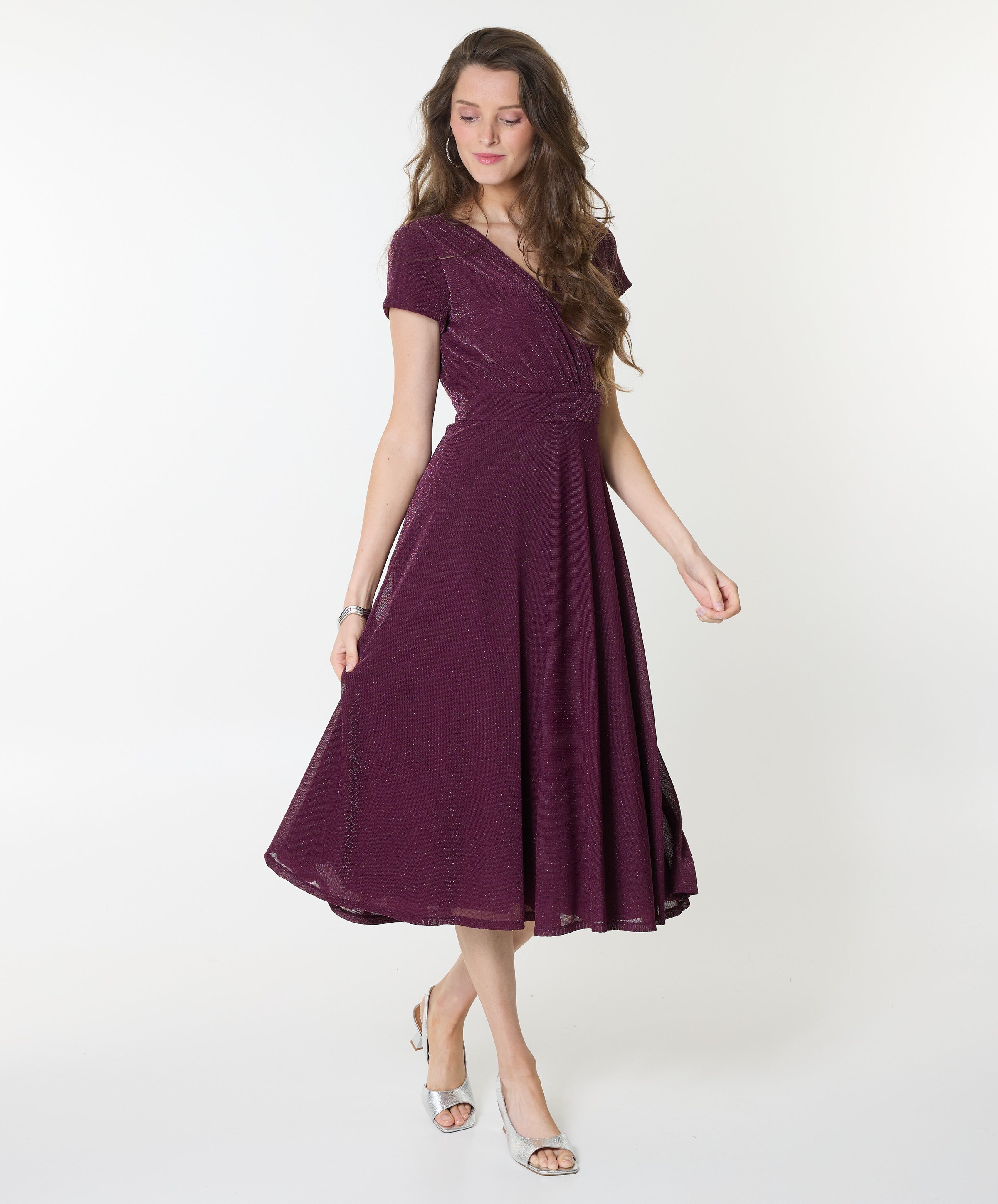 Vera Mont Dames jurk bordeaux