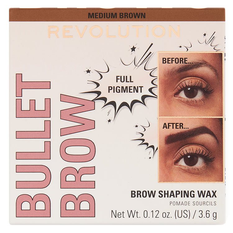Revolution Beauty Revolution Bullet Brow Shaping Wax Medium Brown 3,6g