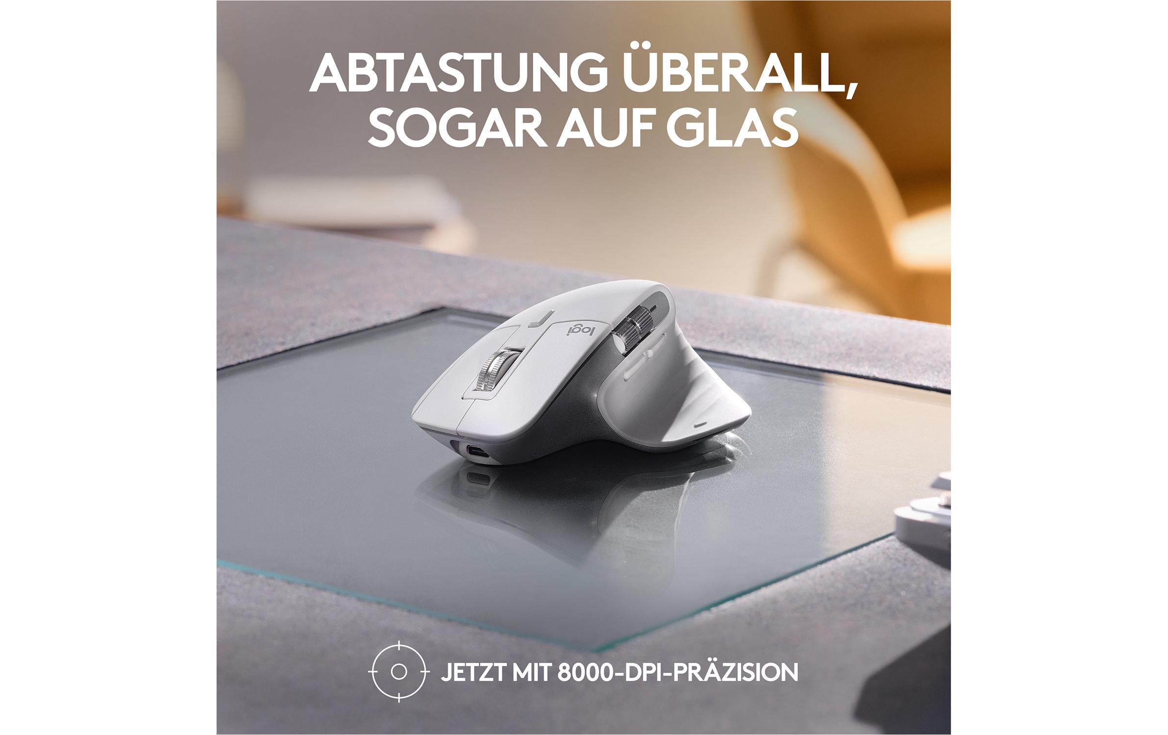 Maus MX Master 3S for Mac pale greyFür Mac optimierte Präzisionsmaus mit «Logitech Flow»-Technologie