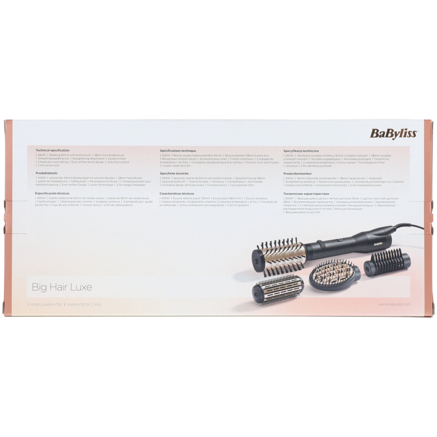 Babyliss Rotationsbürste Big Hair Lustre AS970CHE