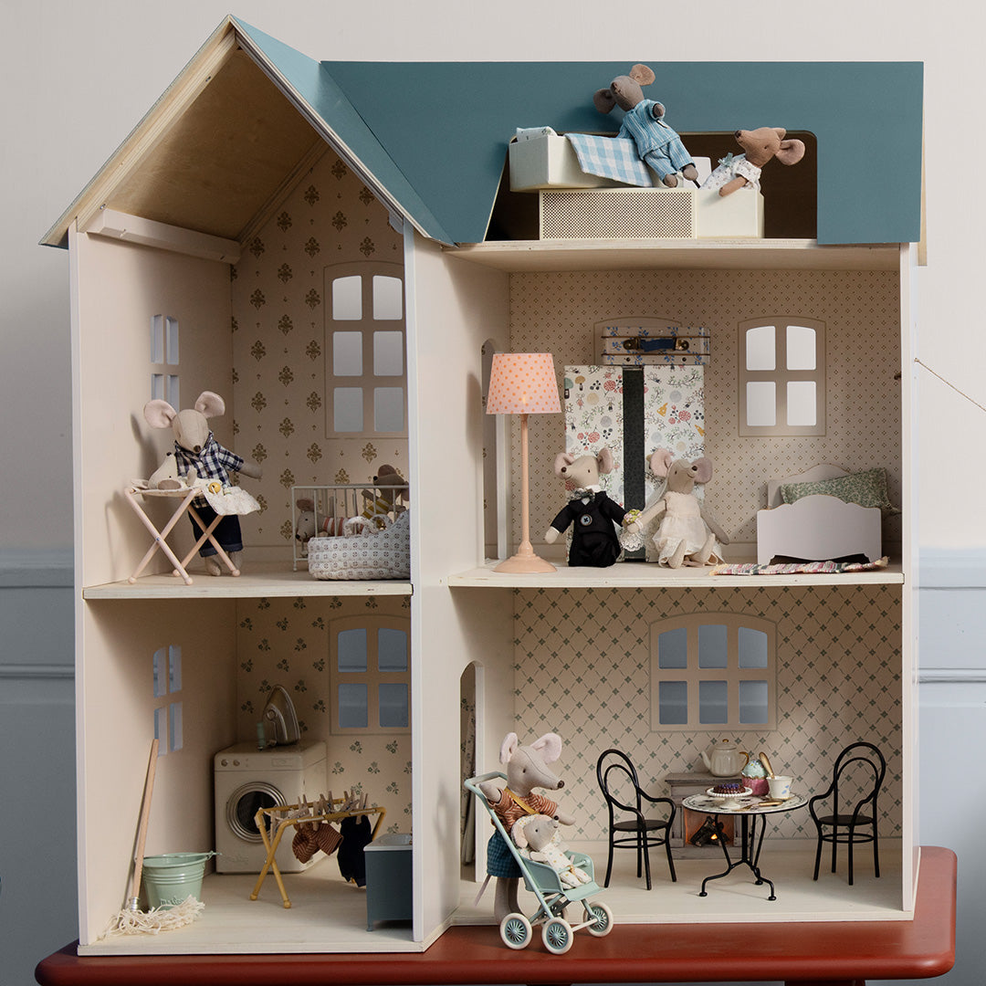 Maileg poppenhuis met behang - 80 cm