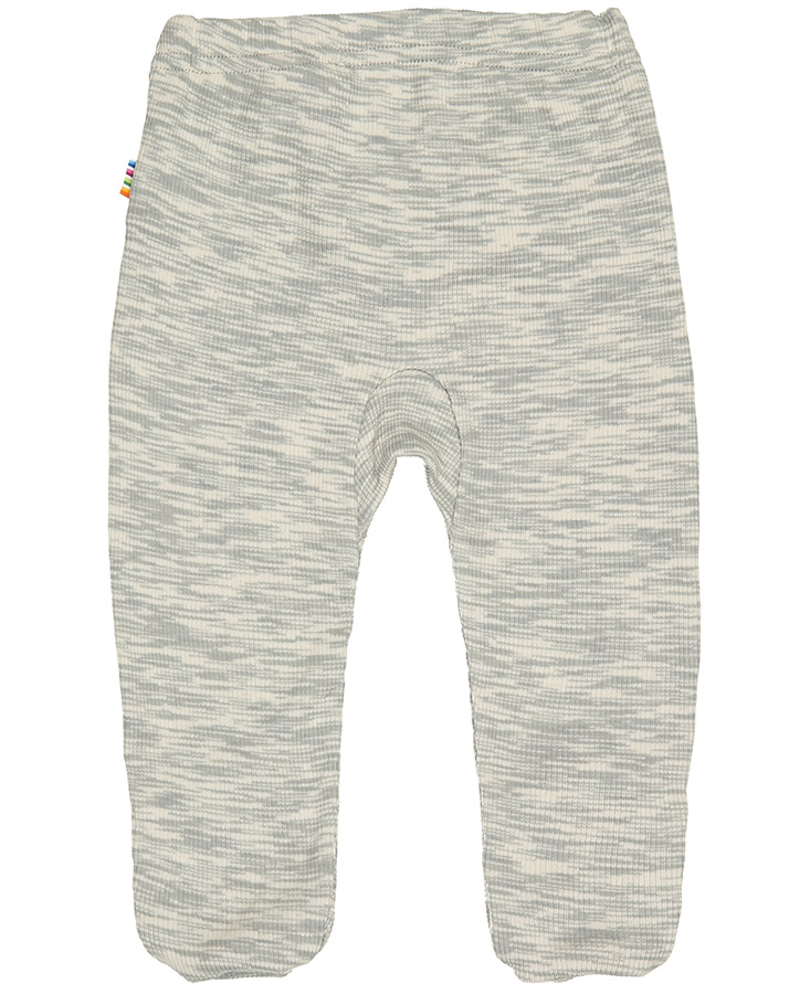 Schlupfhose BASIC MELANGE mit Fuß in grau