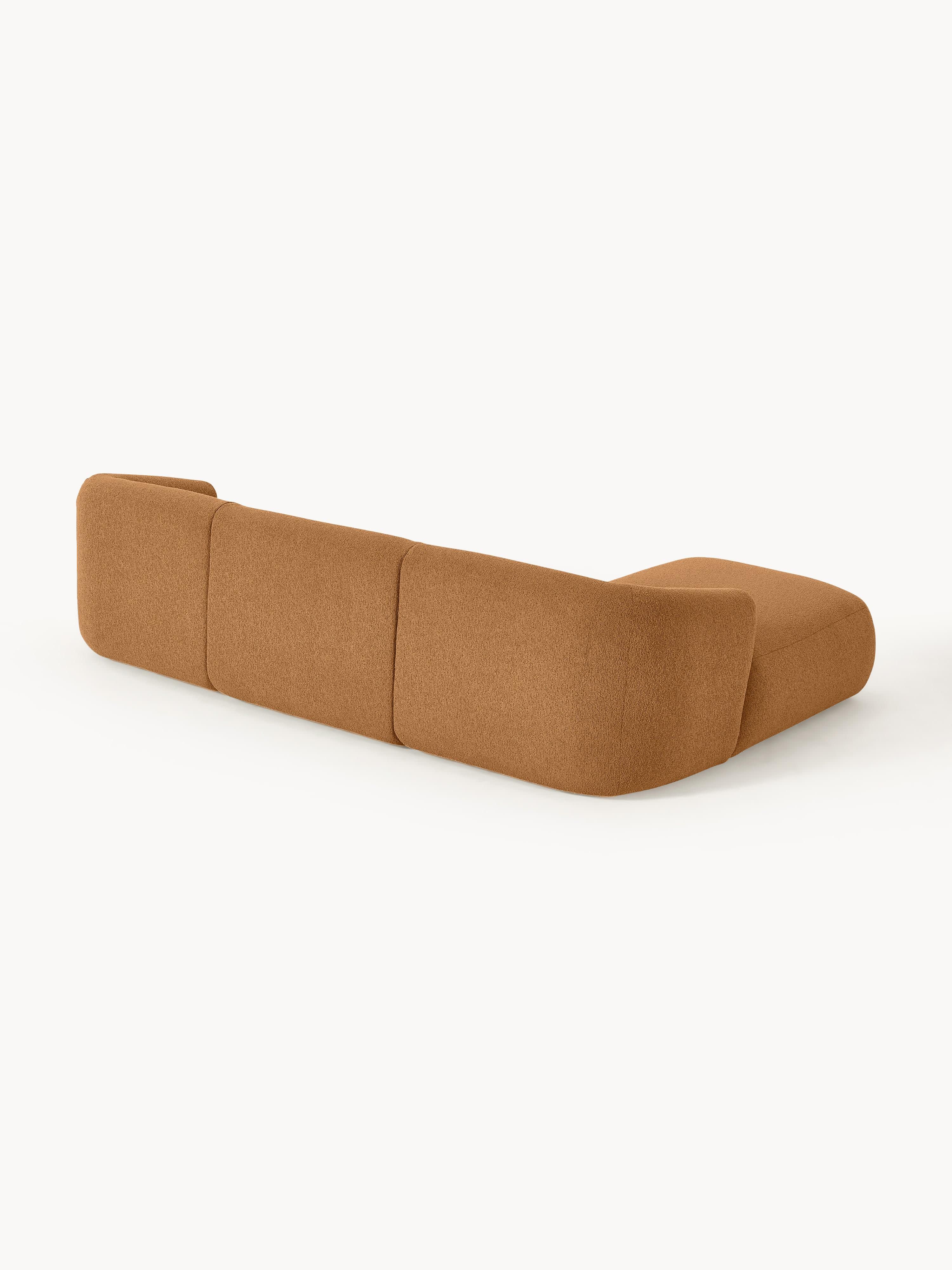 Modulaire bouclé hoekbank Sofia (3-zits)