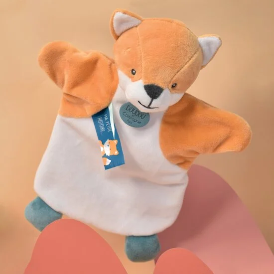 Marionnette à main Renard   25 cm   de               Doudou et Compagnie