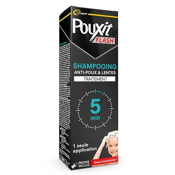 Shampoo anti-piolhos e lêndeas Pouxit Flash 100ml