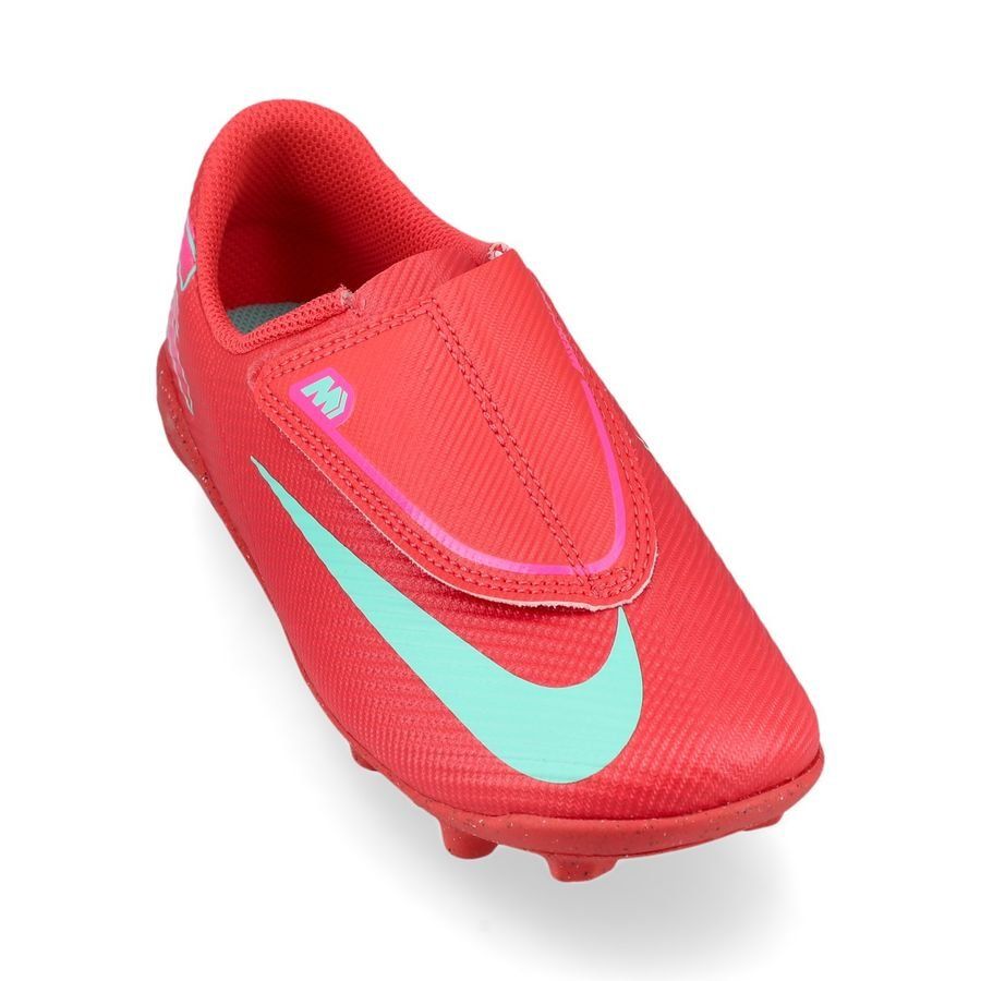 Nike Mercurial Vapor 16 Club Velcro MG Mad Energy - Rouge/Vert Enfant