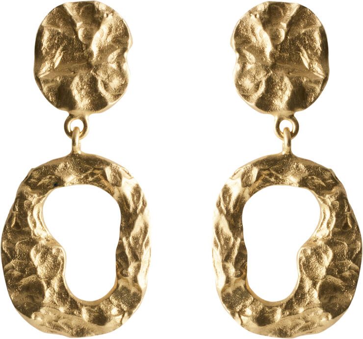 Pernille Corydon Jewellery Cloud Earrings length 27 mm Gold
