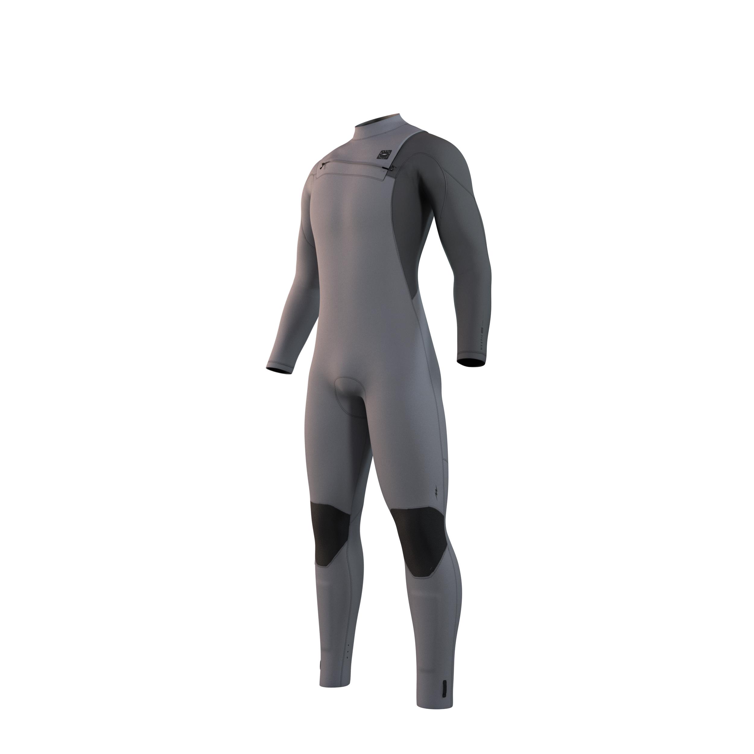 Mystic Marshall Fullsuit 5/3mm Fzip -2024- Light grey