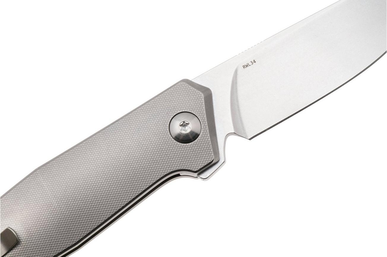 Ansø of Denmark Toko TOKO-GR-ST, Stonewashed RWL34, Grey Titanium zakmes, Jens Ansø design