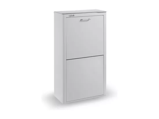 Poubelle cuisine de tri sélectif - 4 compartiments de 20L- CUBEK
