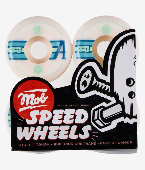 MOB x Atmo Flag Rollen (white) 53mm 100A 4er Pack