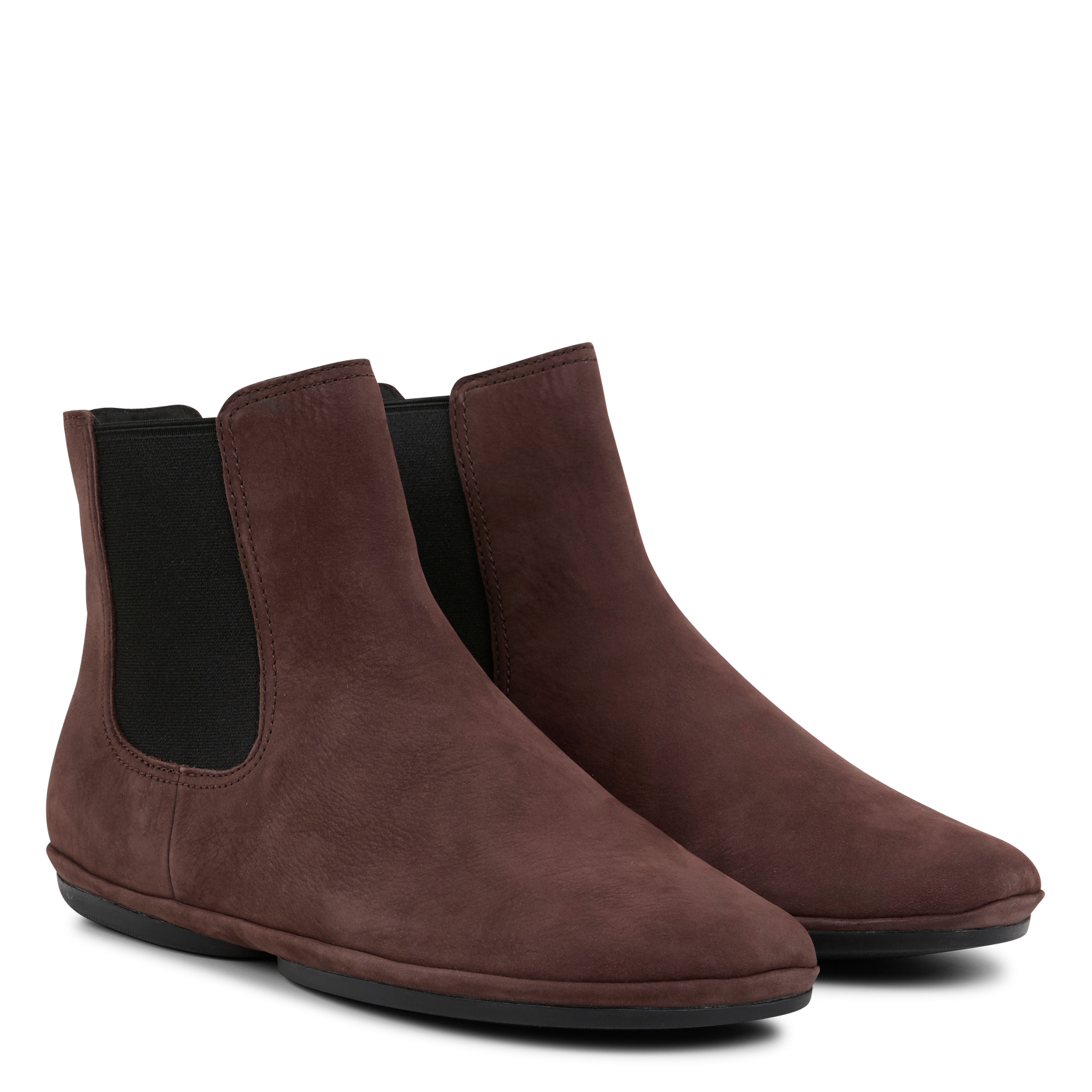 RIGHT NINA - Bottines en cuir mélangé | Marron