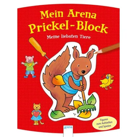 Arena Mein Arena Prickel-Block Meine liebsten Tiere