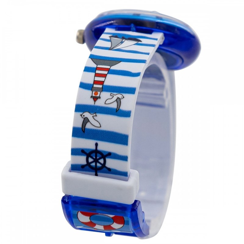 Montre Unisexe CHTIME bracelet Silicone Bleu
