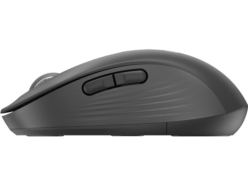 Logitech Maus Signature M650 L Graphite Präzise Wireless-Maus mit «Logitech SilentTouch»-Technologie