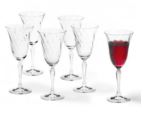 LEONARDO Volterra, Rødvinsglas, Tulipanglas, Glas, Transparent, Rydde, Volterra