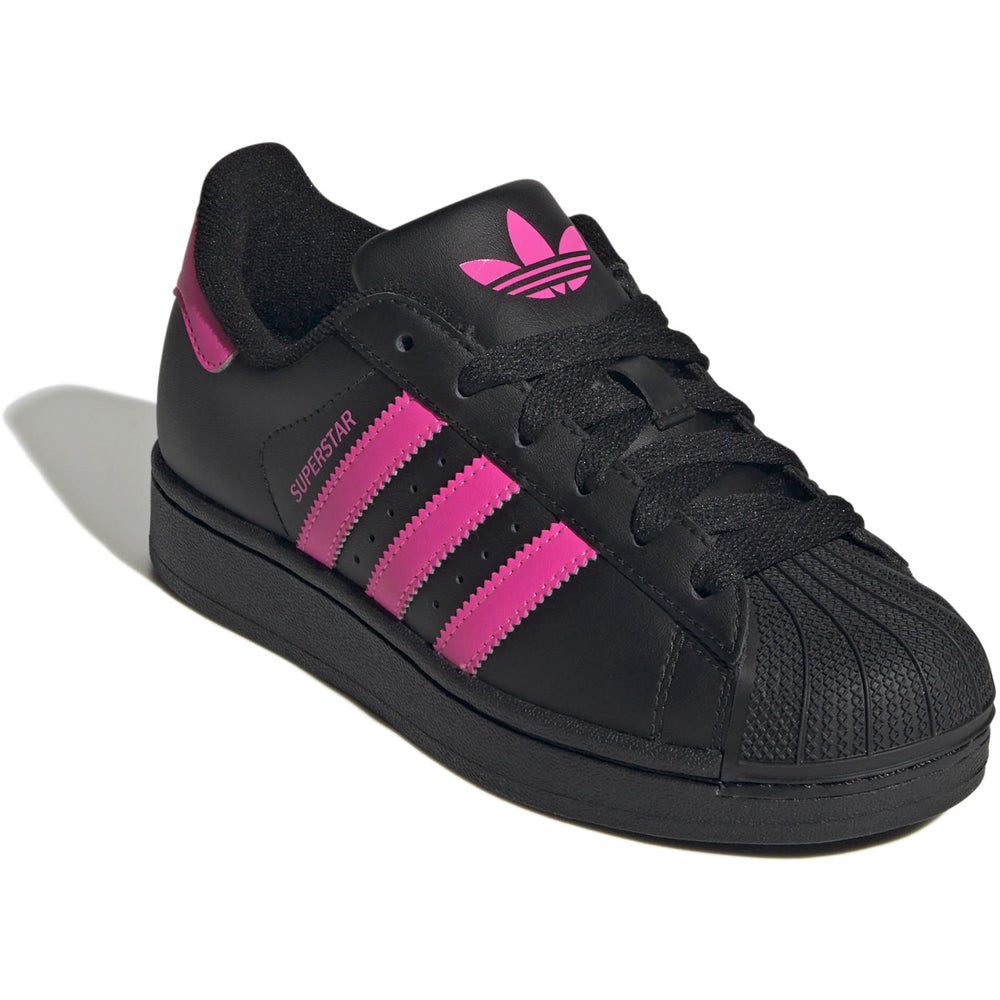 Køb adidas Originals Core Black/Lucid Pink/Core Black Superstar Ii J Sneakers