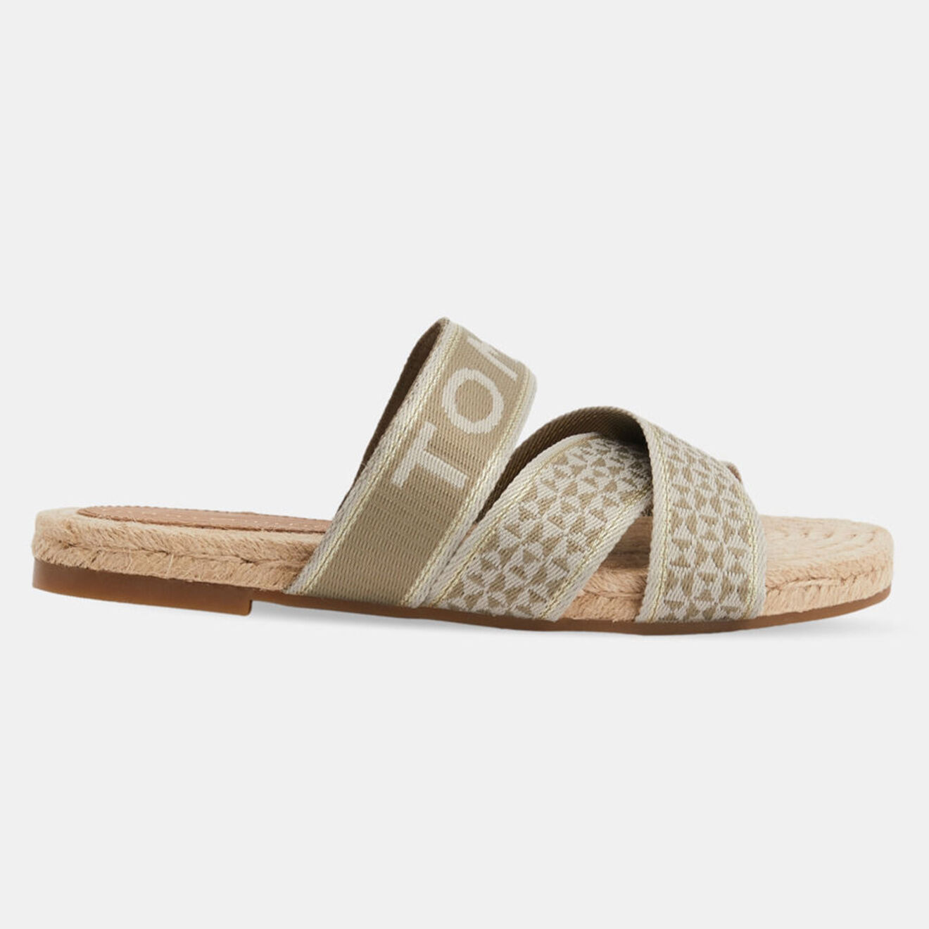 Tommy Hilfiger Mules Web kaki clair