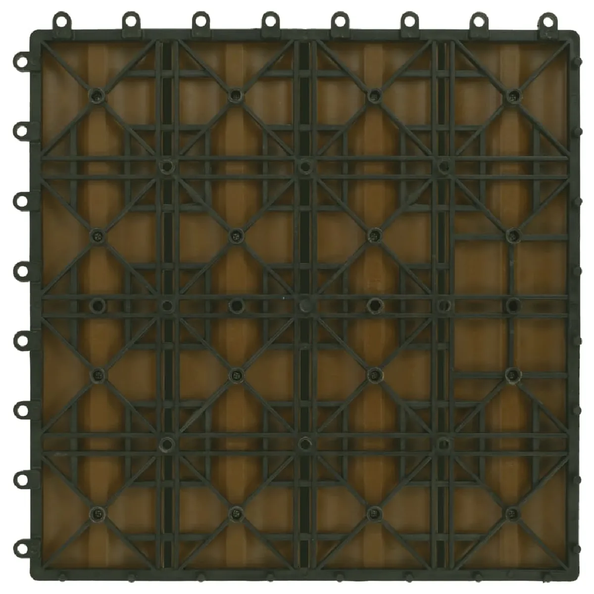 vidaXL Carreau Terrasse WPC 30x30
