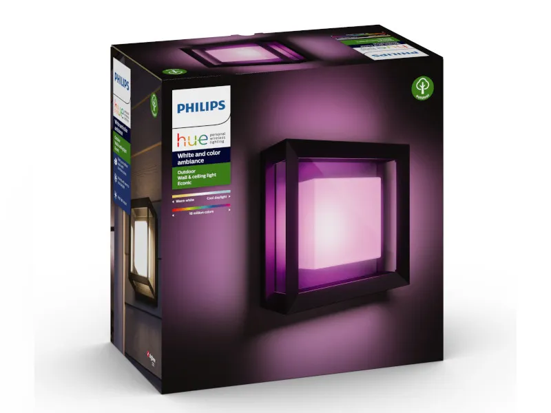 Philips Hue White Color Ambiance Econic Udendørs Væg/lofslampe