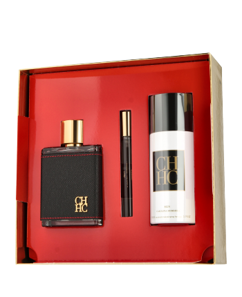 Carolina Herrera CH Men Set mit Deodorant Spray 100ml-150ml-10ml