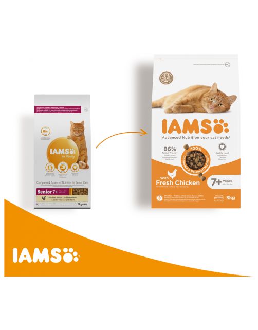 Iams Cat Senior 3 kg - Kattenvoer