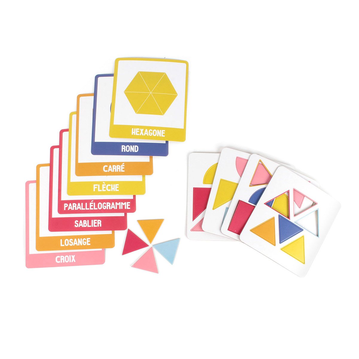 Cartes éducatives - Les formes géométriques